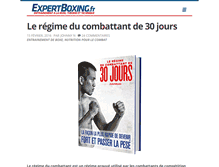 Tablet Screenshot of expertboxing.fr