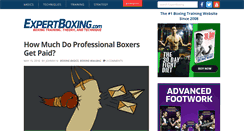 Desktop Screenshot of expertboxing.com