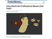 Tablet Screenshot of expertboxing.com